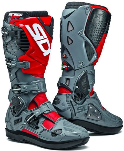 Μπότες Motocross SIDI CROSSFIRE 3 SRS RED-GREY LIMITED