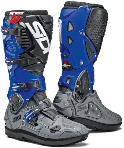 Мотокрос ботуши SIDI CROSSFIRE 3 SRS-GREY/BLUE/BLACK