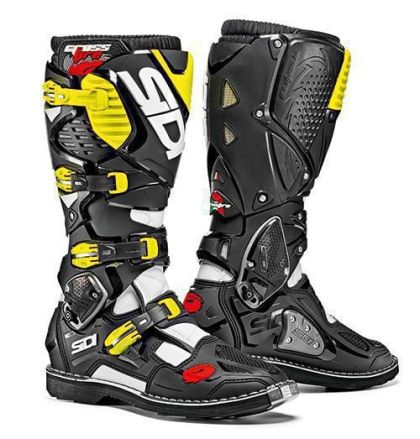 Motocross boots SIDI CROSSFIRE 3 WHITE/BLACK/YELLOW