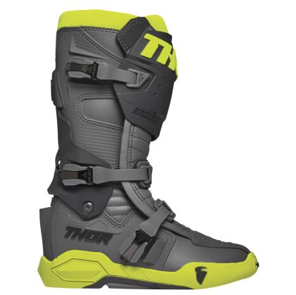 Мотокрос ботуши THOR RADIAL GRAY/FLO YELLOW BOOT