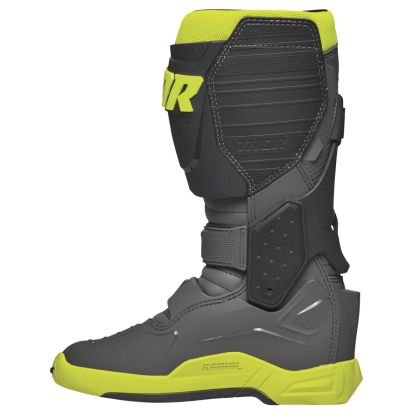 Мотокрос ботуши THOR RADIAL GRAY/FLO YELLOW BOOT