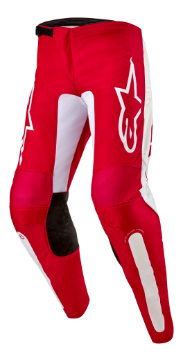 Pantaloni de motocross ALPINESTARS F-LURV ROȘU/ALB