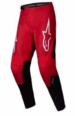 Pantaloni de motocross ALPINESTARS FLUID HAUL ROSII/NEGRU