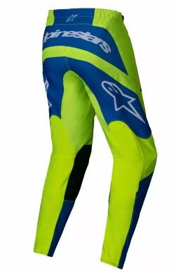 Pantaloni de motocross ALPINESTARS FLUID HAUL GALBEN/ALBASTRU