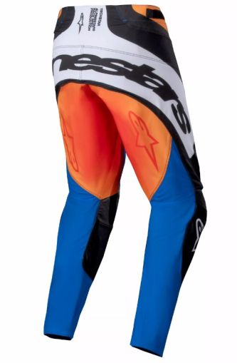 Pantaloni Motocross ALPINESTARS TECHSTAR MELT ORANGE/ALBASTRU