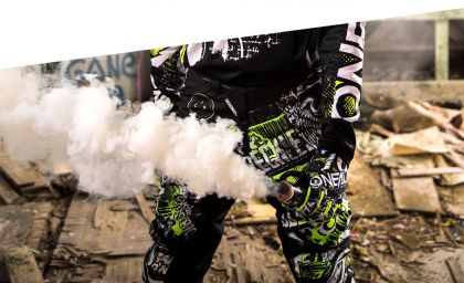 Pantaloni de motocross O'NEAL ELEMENT ATTACK BLACK/HI-VIZ 2020