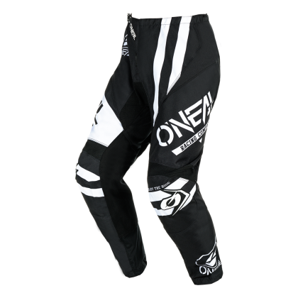 Motocross Breeches O'NEAL ELEMENT WARHAWK BLACK/WHITE