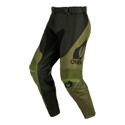 Motocross breeches O'NEAL MAYHEM HEXX BLACK/GREEN V.24