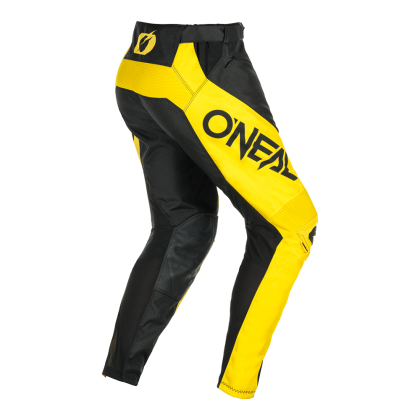 Motocross breeches O'NEAL MAYHEM HEXX BLACK/YELLOW V.24