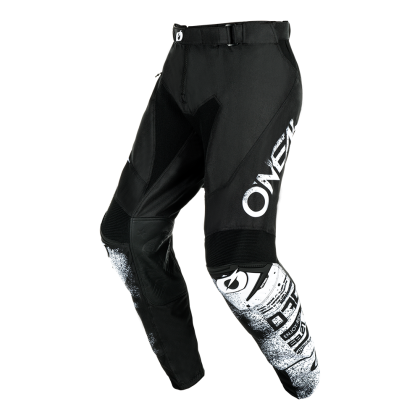 Pantaloni de motocross O'NEAL MAYHEM SCARZ NEGRU/ALB V.24