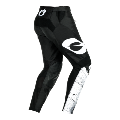 Pantaloni de motocross O'NEAL MAYHEM SCARZ NEGRU/ALB V.24