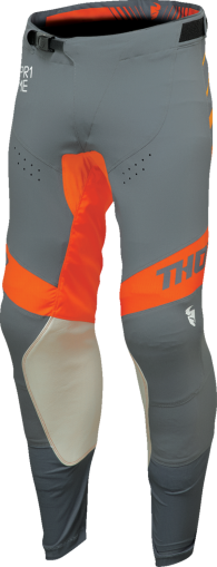 Pantaloni de motocross THOR PRIME ANALOG GREY/ORANGE