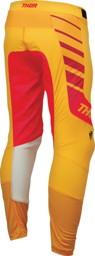 Motocross breeches THOR PRIME ANALOG YELLOW/RED