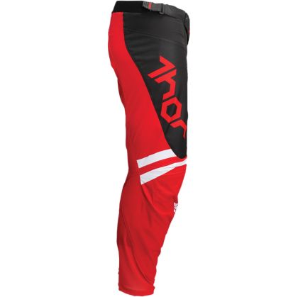 Pantaloni de motocross THOR PULSE CUBE RED/ALB