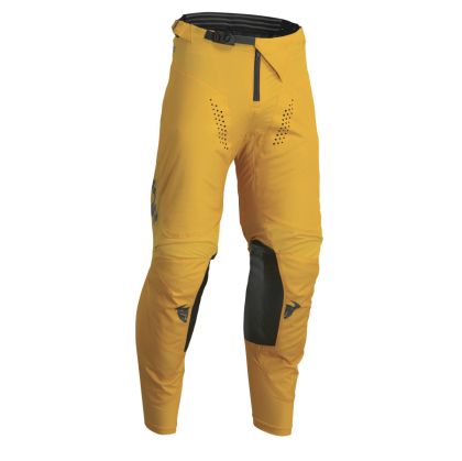 Motocross breeches THOR PULSE MONO DARK GRAY/YELLOW