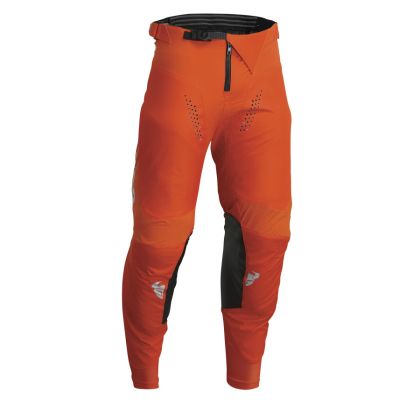 Pantaloni de motocross THOR PULSE MONO LIGHT GREY/ORANGEL