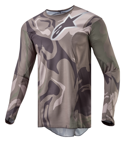 ALPINESTARS RAC-TACT GRN/BRW Motocross Jersey