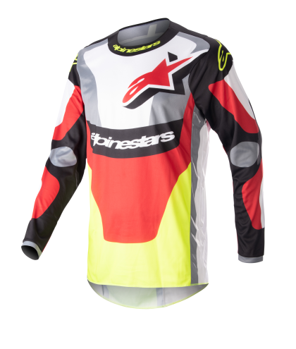 Tricou Motocross ALPINESTARS F-AGENT RED/YLW