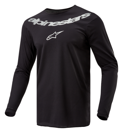 Tricou de motocross ALPINESTARS F-GRAPH BLK/SILV