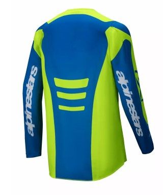 Alpinestars FLUID HAUL YELLOW/BLUE motocross jersey