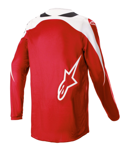 Motocross Jersey Alpinestars Fluid Narin ΚΟΚΚΙΝΟ/ΛΕΥΚΟ