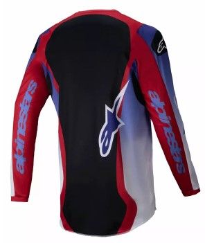 Tricou motocross Alpinestars FLUID WURX PURPLE/RED