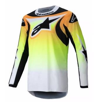 Motocross Jersey Alpinestars FLUID WURX YELLOW/BLACK