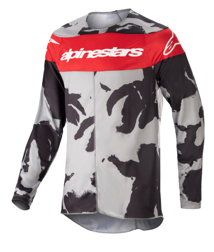 Motocross Jersey ALPINESTARS Racer Tactical CAMO/RED