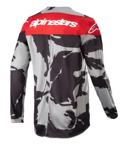 Motocross Jersey ALPINESTARS Racer Tactical CAMO/RED