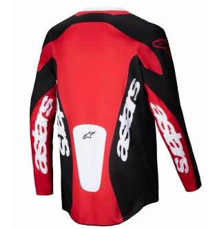 Motocross Jersey Alpinestars RACER VEIL ΜΑΥΡΟ/ΚΟΚΚΙΝΟ