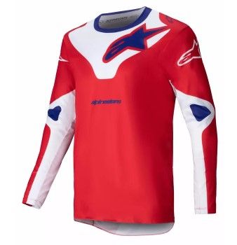 Motocross Jersey Alpinestars RACER VEIL ΚΟΚΚΙΝΟ/ΛΕΥΚΟ