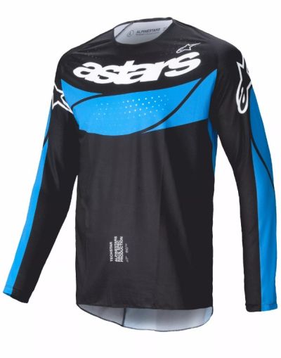 Motocross Jersey Alpinestars TECHSTAR DREEM BLACK/BLUE