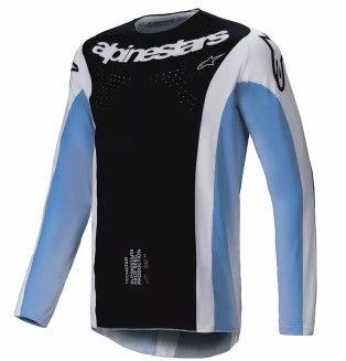 Tricou Motocross Alpinestars TECHSTAR MELT NEGRU/ALBASTRU