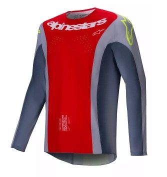 Мотокрос джърси Alpinestars TECHSTAR MELT RED/GRAY