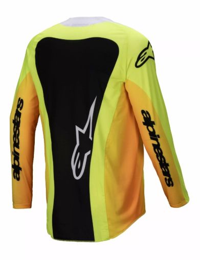 Μοτοκρός φανέλα Alpinestars TECHSTAR MELT YELLOW/BLACK