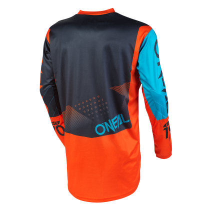 Tricou Motocross O'NEAL ELEMENT FACTOR GRI/ORANGEL/ALBASTRU