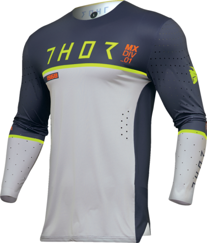 Tricou Motocross THOR PRIME ACE GRI/MIDNIGHT