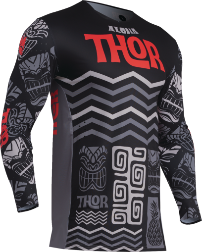 Tricou Motocross THOR PRIME ALOHA NEGRU