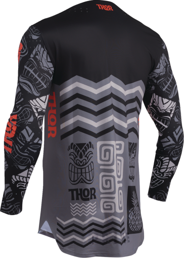 Motocross Jersey THOR PRIME ALOHA BLACK