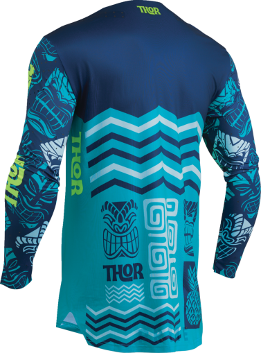 Motocross Jersey THOR PRIME ALOHA BLUE