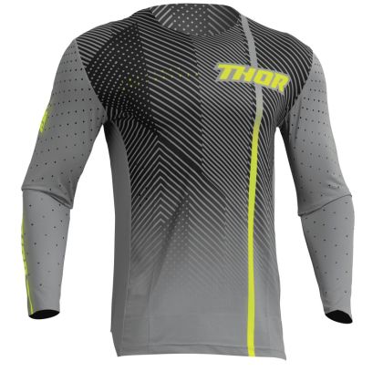 Tricou motocross THOR PRIME TECH GREY/NEGRU