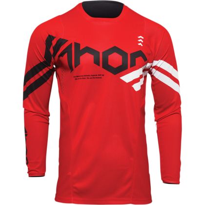 Tricou motocross THOR PULSE CUBE RED/ALB