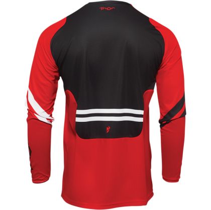 Tricou motocross THOR PULSE CUBE RED/ALB