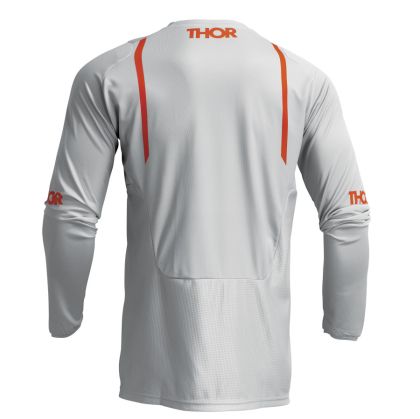 Мотокрос джърси THOR PULSE MONO LIGHT GRAY/ORANGE