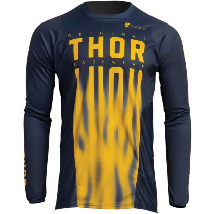 THOR PULSE VAPOR MIDNIGHT/LEMON Motocross Jersey