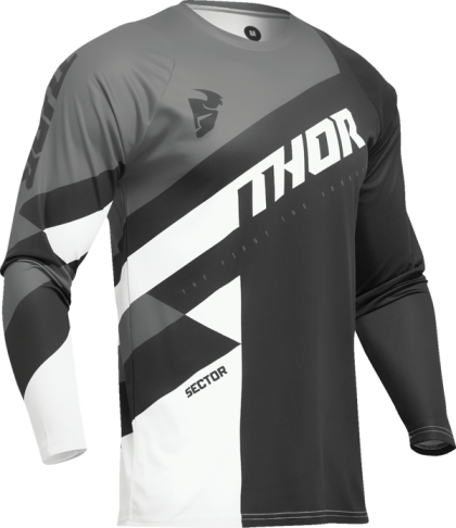 Мотокрос джърси THOR SECTOR CHECKER BLACK/GRAY