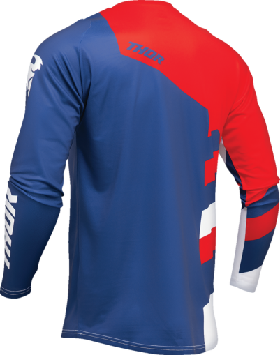 Motocross Jersey THOR SECTOR CHECKER BLUE/RED