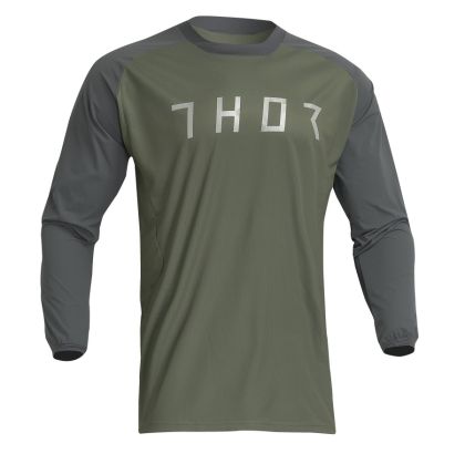 Tricou Motocross THOR TERRAIN ARMY/CHARCOAL 23'