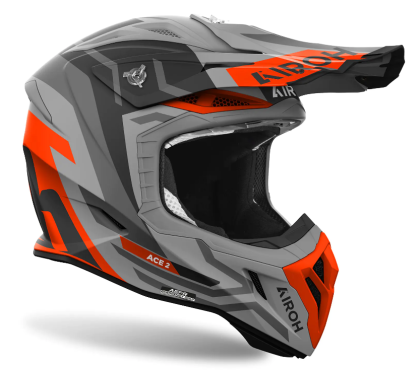 Motocross helmet AIROH AVIATOR ACE 2 GROUND ORANGE MATT