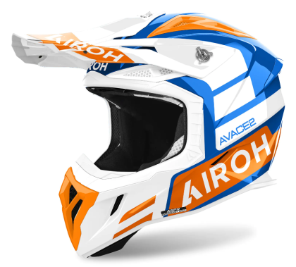 Motocross helmet AIROH AVIATOR ACE 2 SAKE ORANGE GLOSS